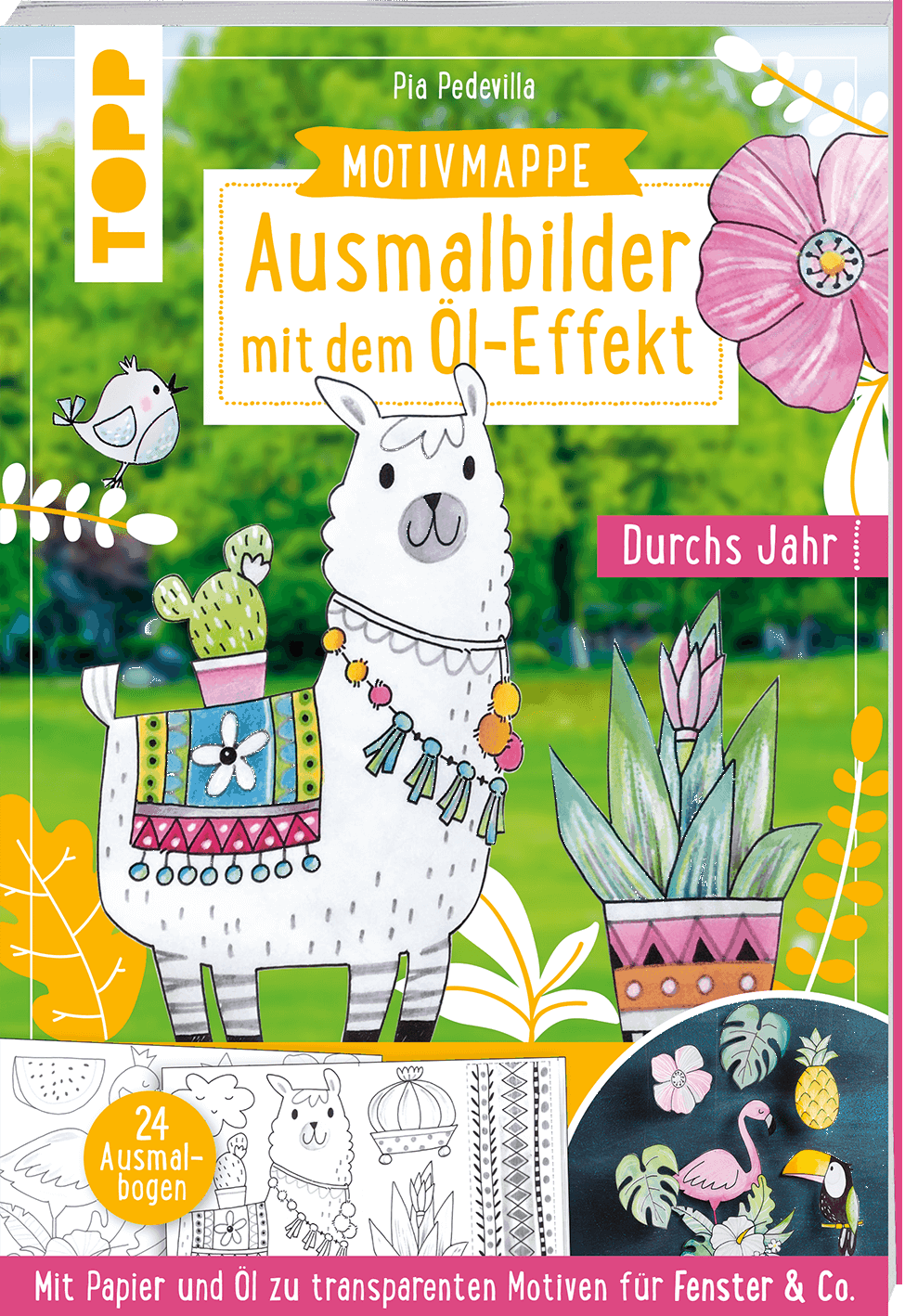 Ausmalbilder mit dem Öl-Effekt - Durchs Jahr Ausmalbilder mit dem Öl-Effekt - Durchs Jahr