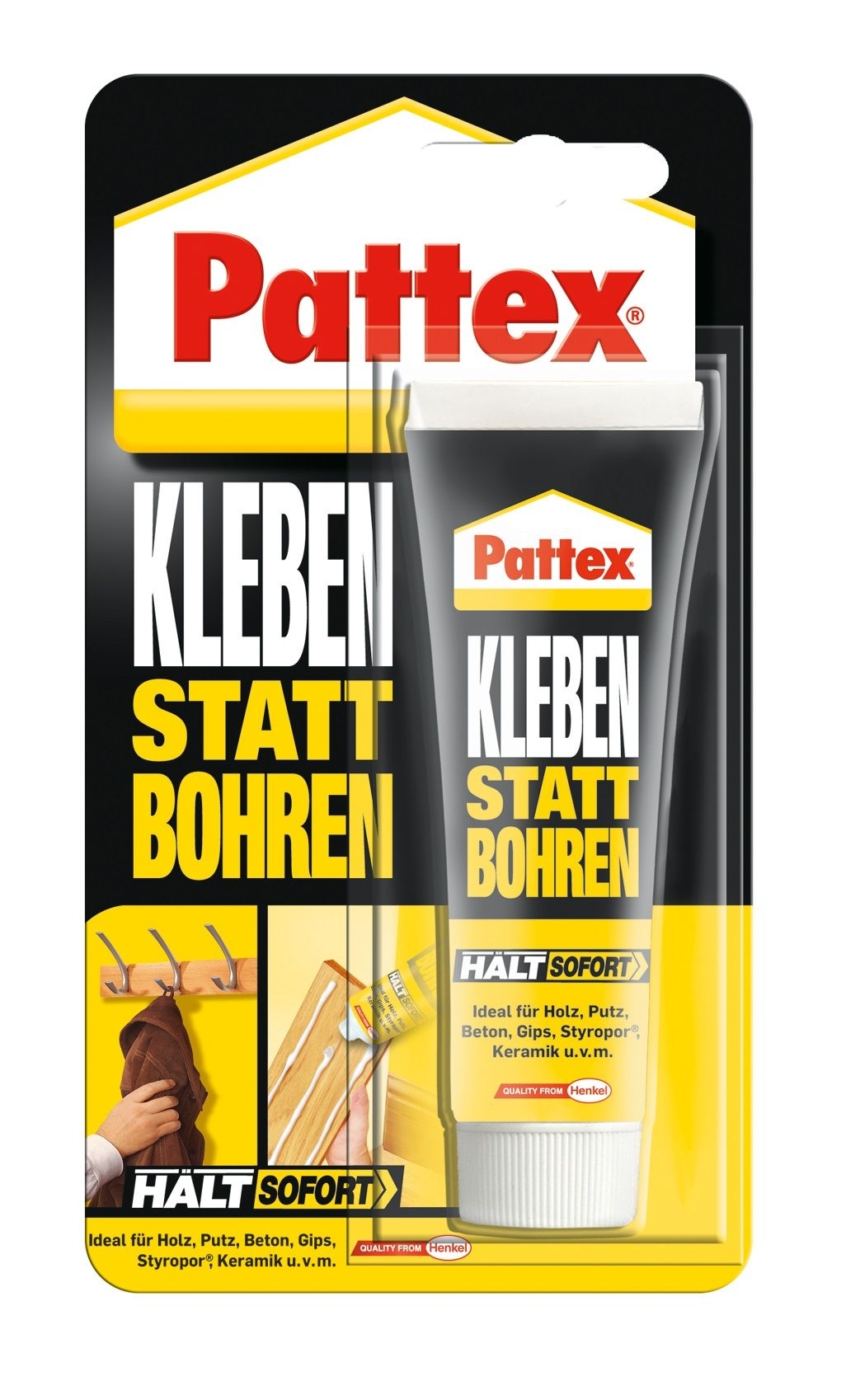 Pattex Kleben statt Bohren