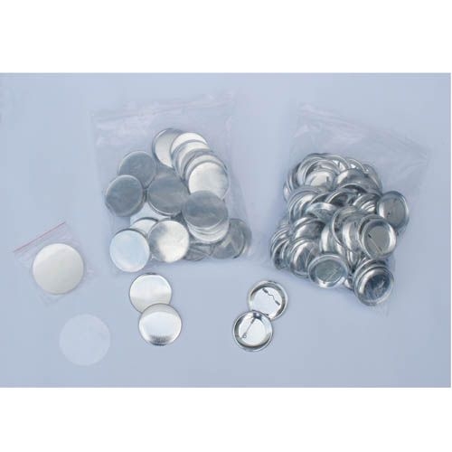 Buttonrohlinge 56 mm mit Anstecknadel Metall