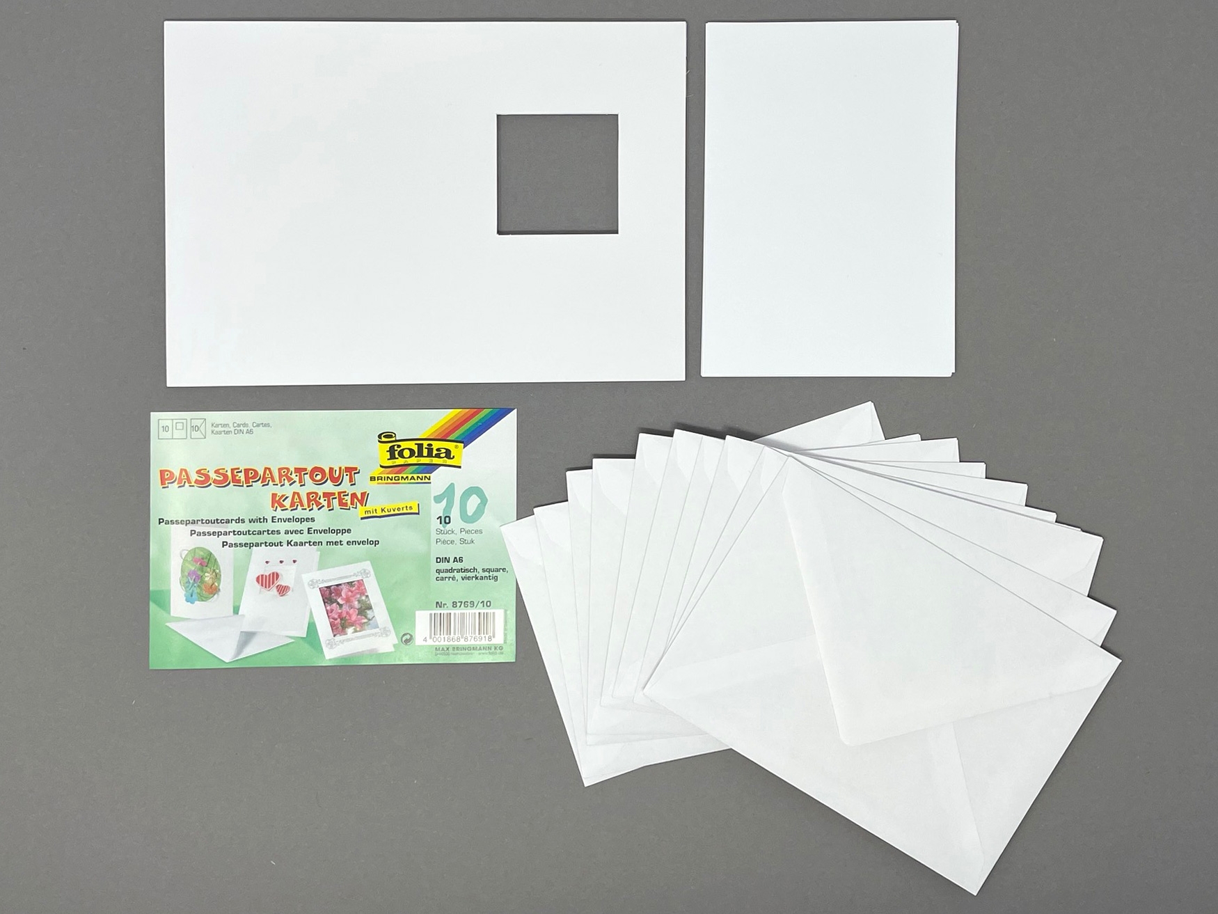Rahmenkarten, 10 Stück Rahmenkarten, 10 Stück