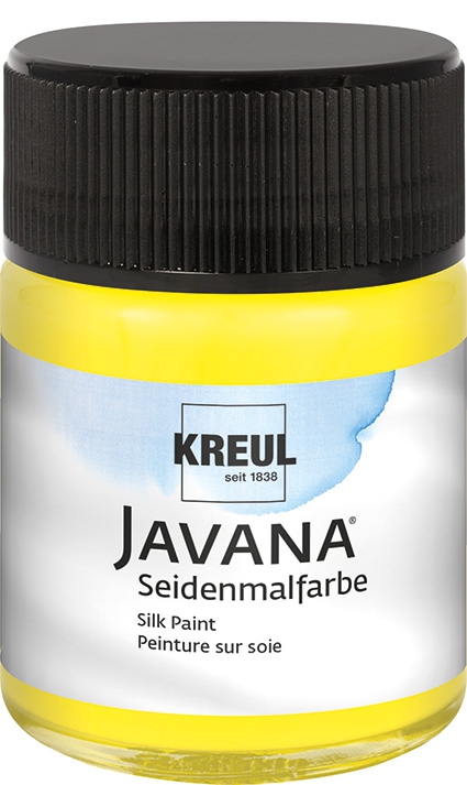 Seidenmalfarbe 50 ml, zitronengelb Seidenmalfarbe 50 ml, zitronengelb