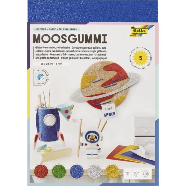 Glitter-Moosgummi II