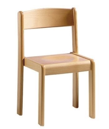 Rechteck-Tisch-Set 120 x 80 H 58cm, 6x Stapelstuhl