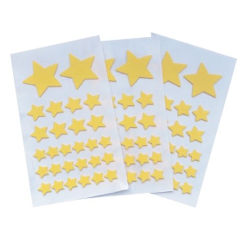 Moosgummi, selbstklebende Sterne Moosgummi, selbstklebende Sterne