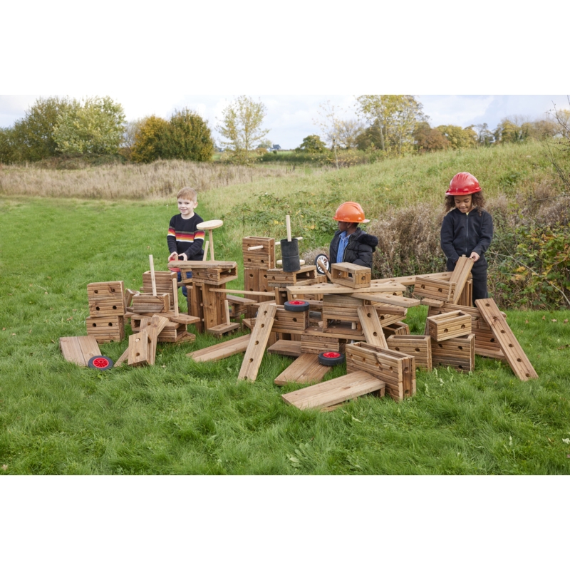 Cosy Outdoor Holzbausteine und Planken