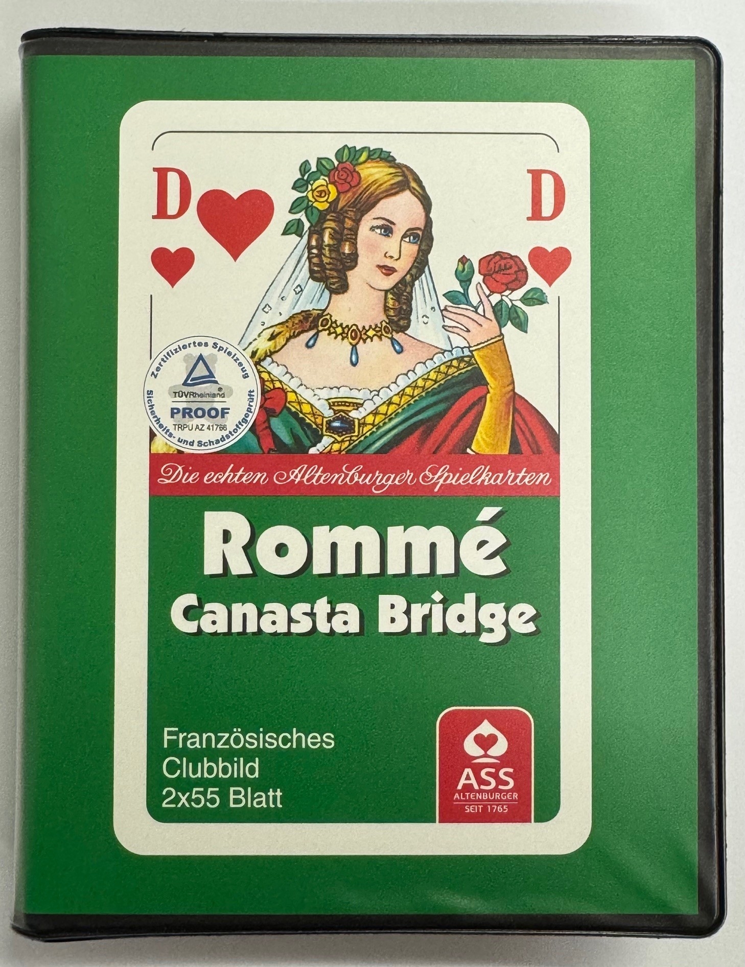 Rommé, franz. 2 x 52 Blatt + 6 Joker