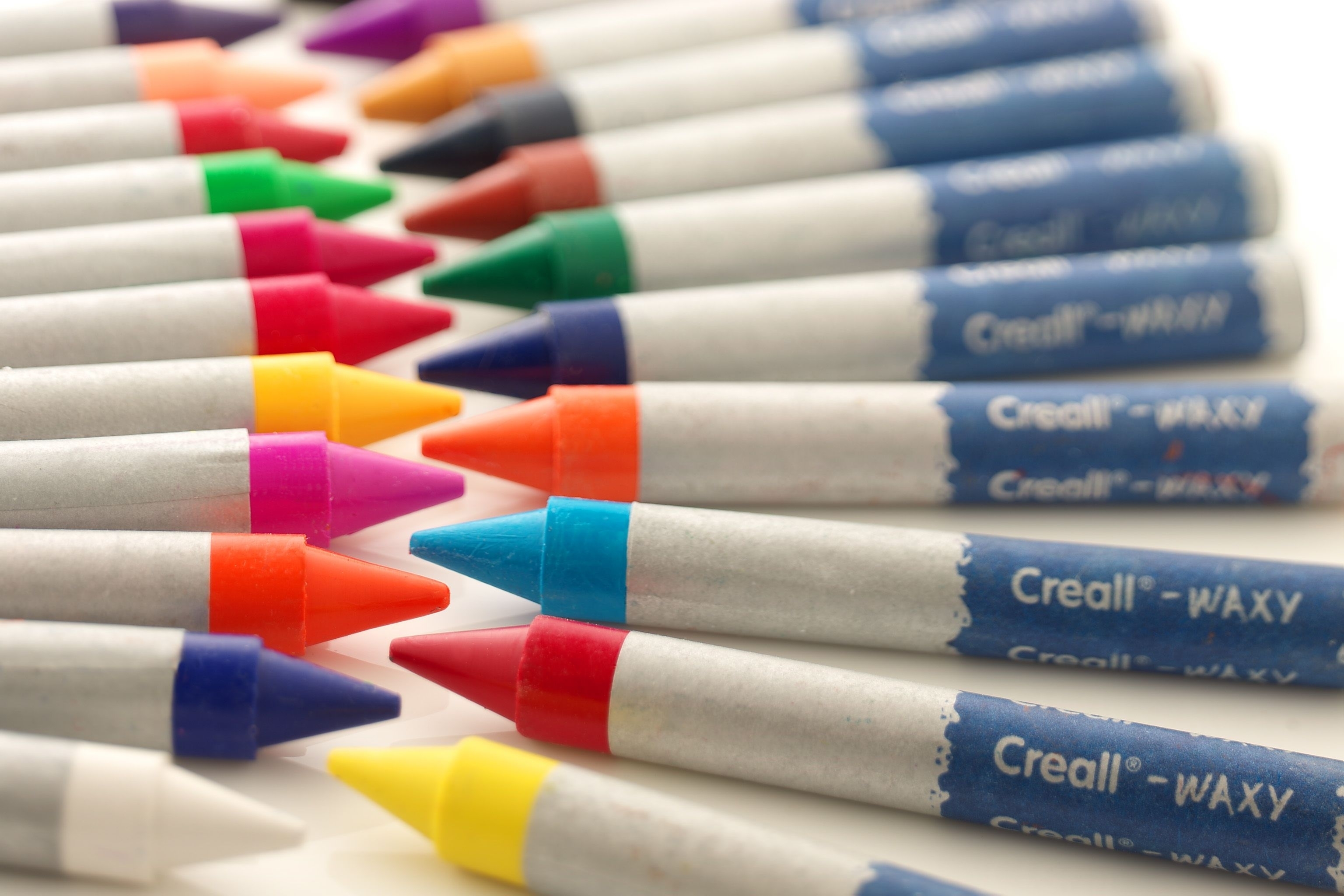 Wachsmalstifte "Creall Waxy" 12 Stifte einer Farbe