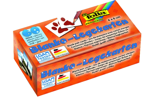 Blanko-Legekarten 60 Stück Blanko-Legekarten 60 Stück
